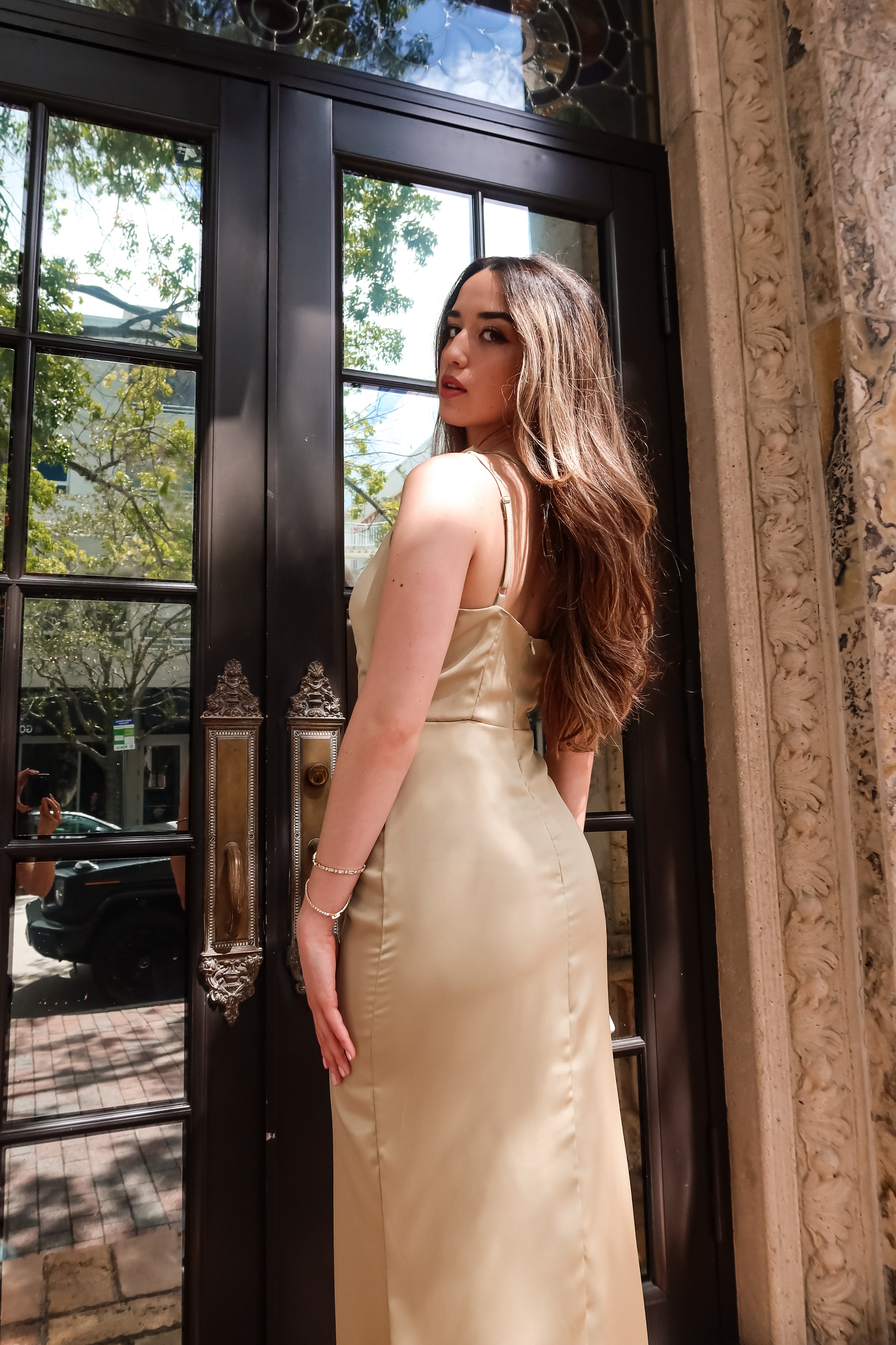 SOLAIL ONE SHOULDER MAXI DRESS