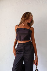 KEEPSAKE SATIN TOP