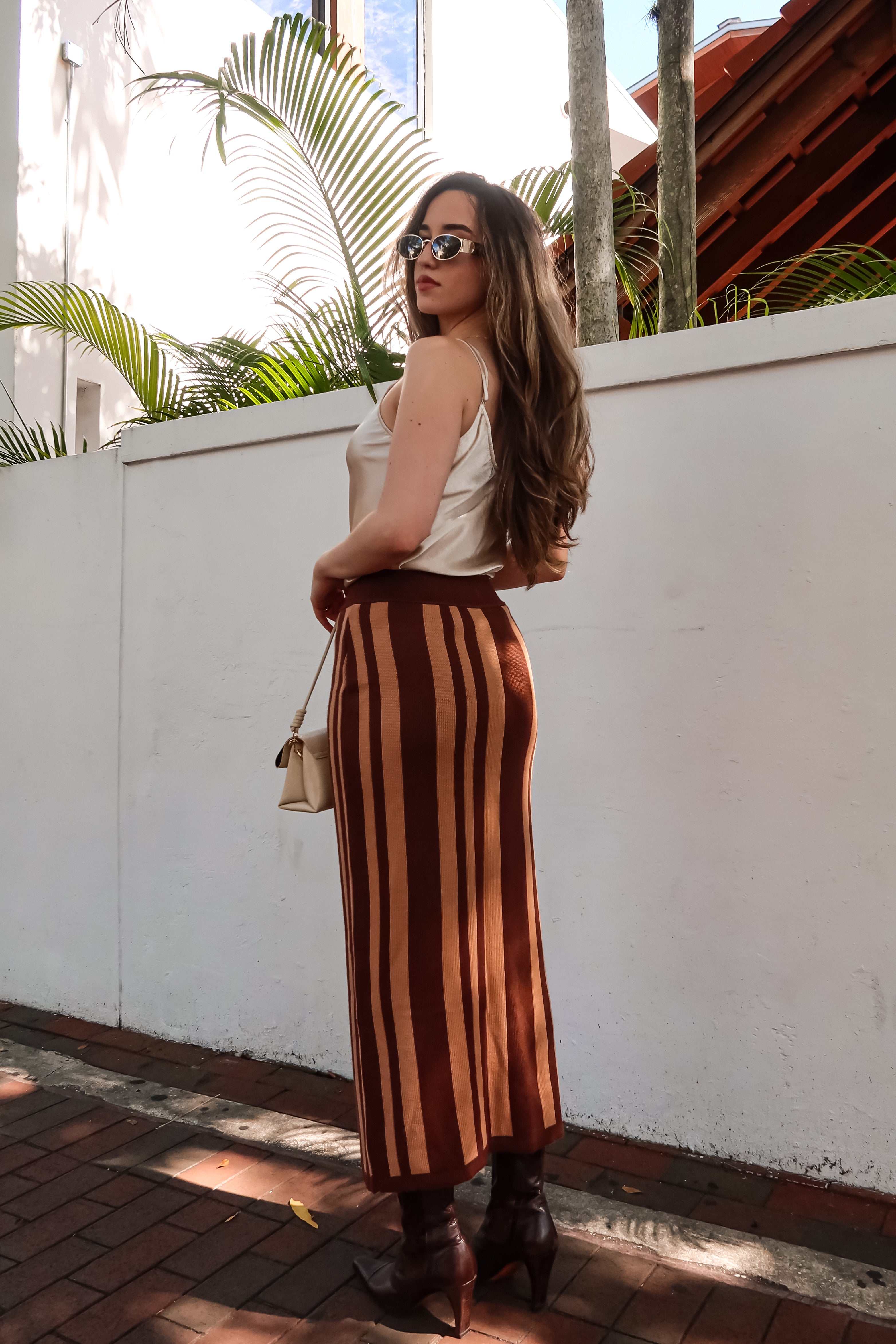 PALMA LISTRA KNIT SKIRT