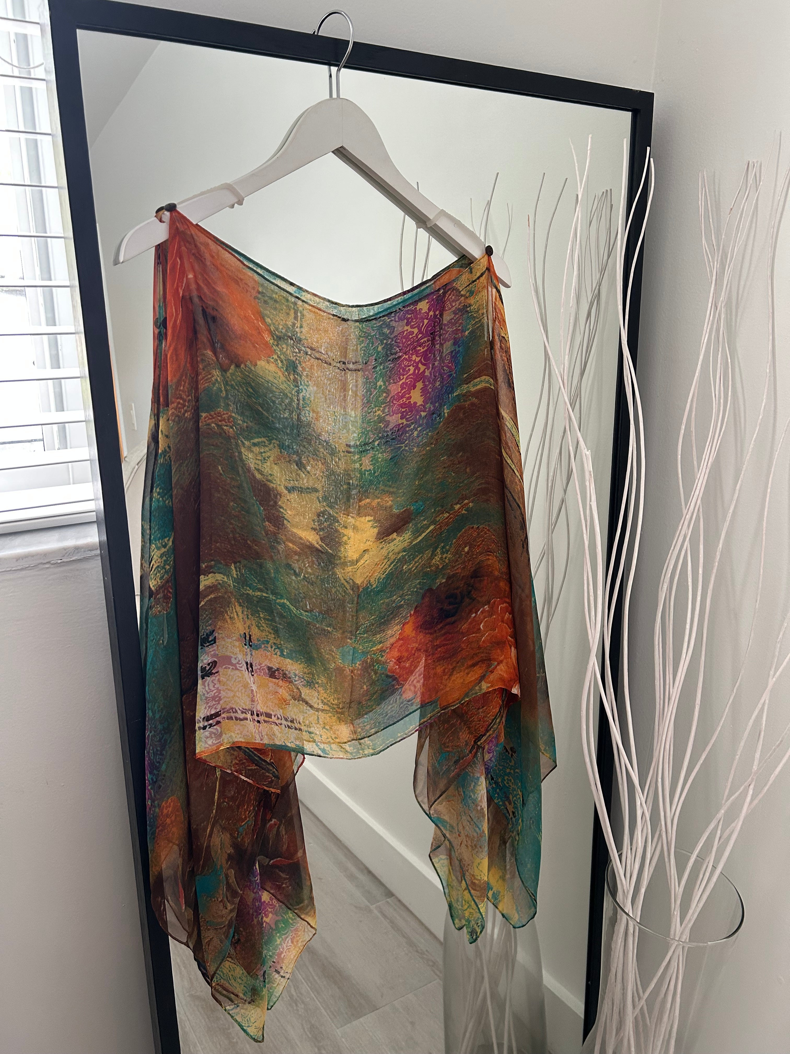 9-WAY CHIFFON PONCHO