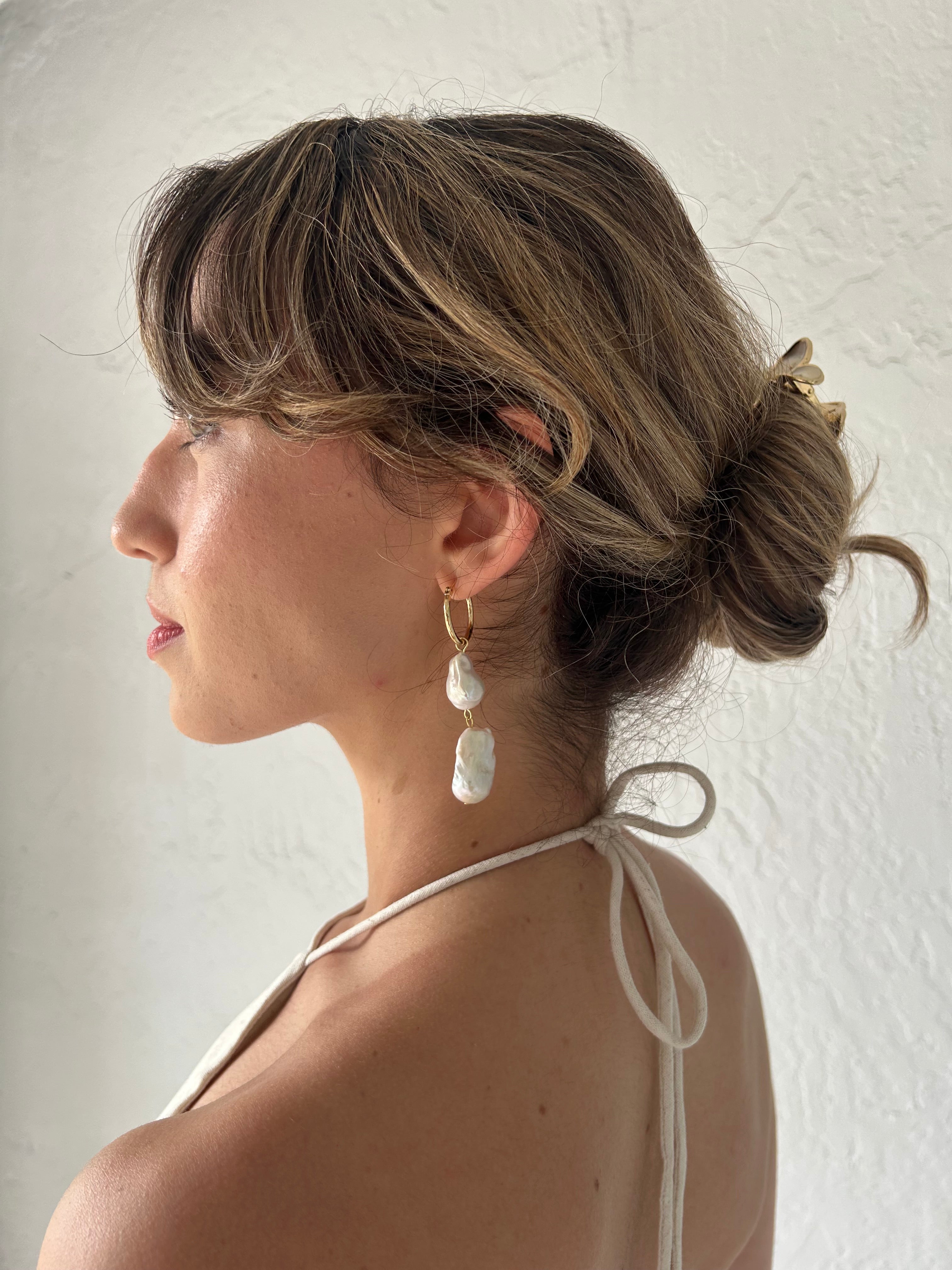 BAROQUE PEARL DROP EARRINGS