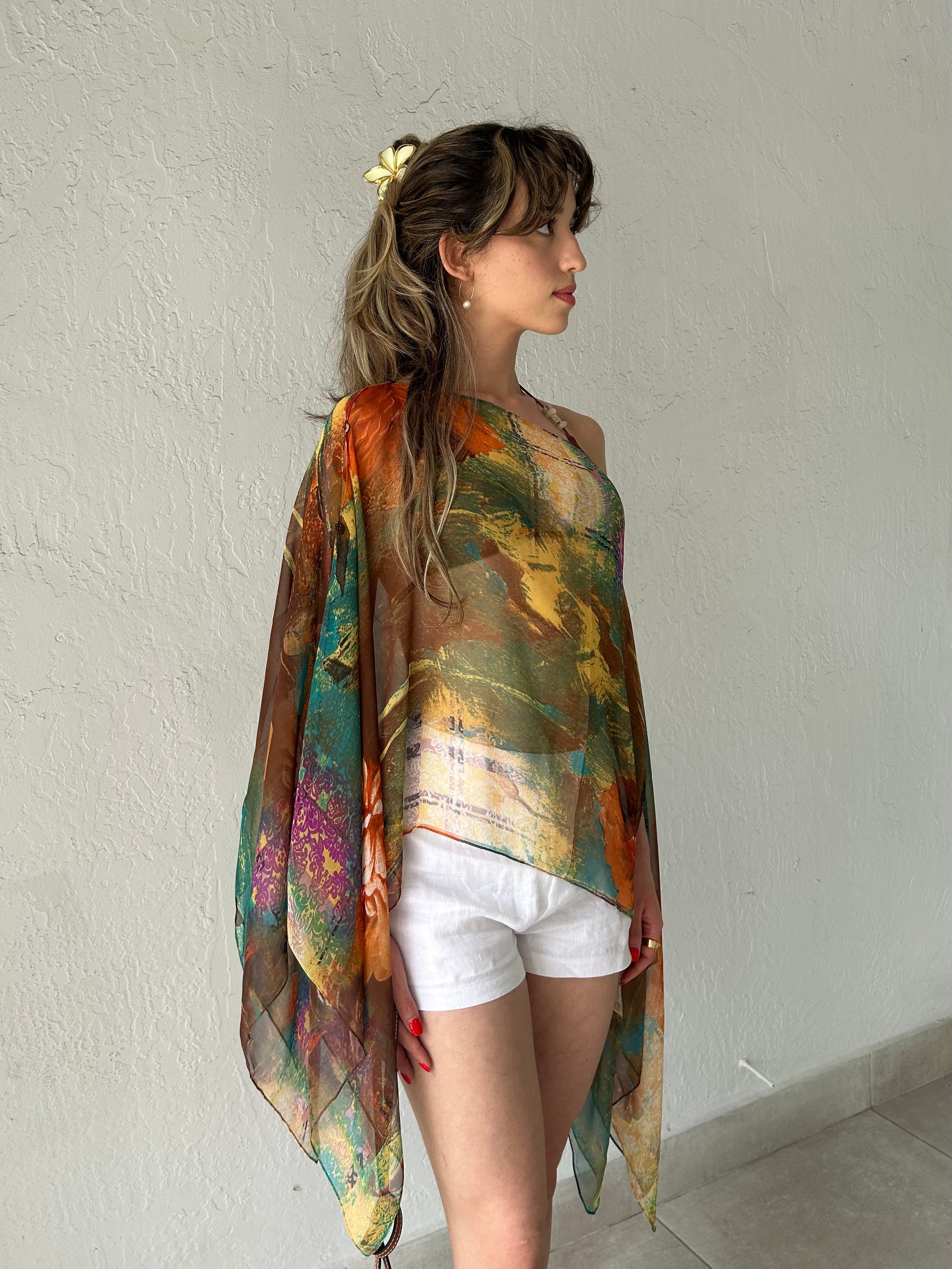 9-WAY CHIFFON PONCHO