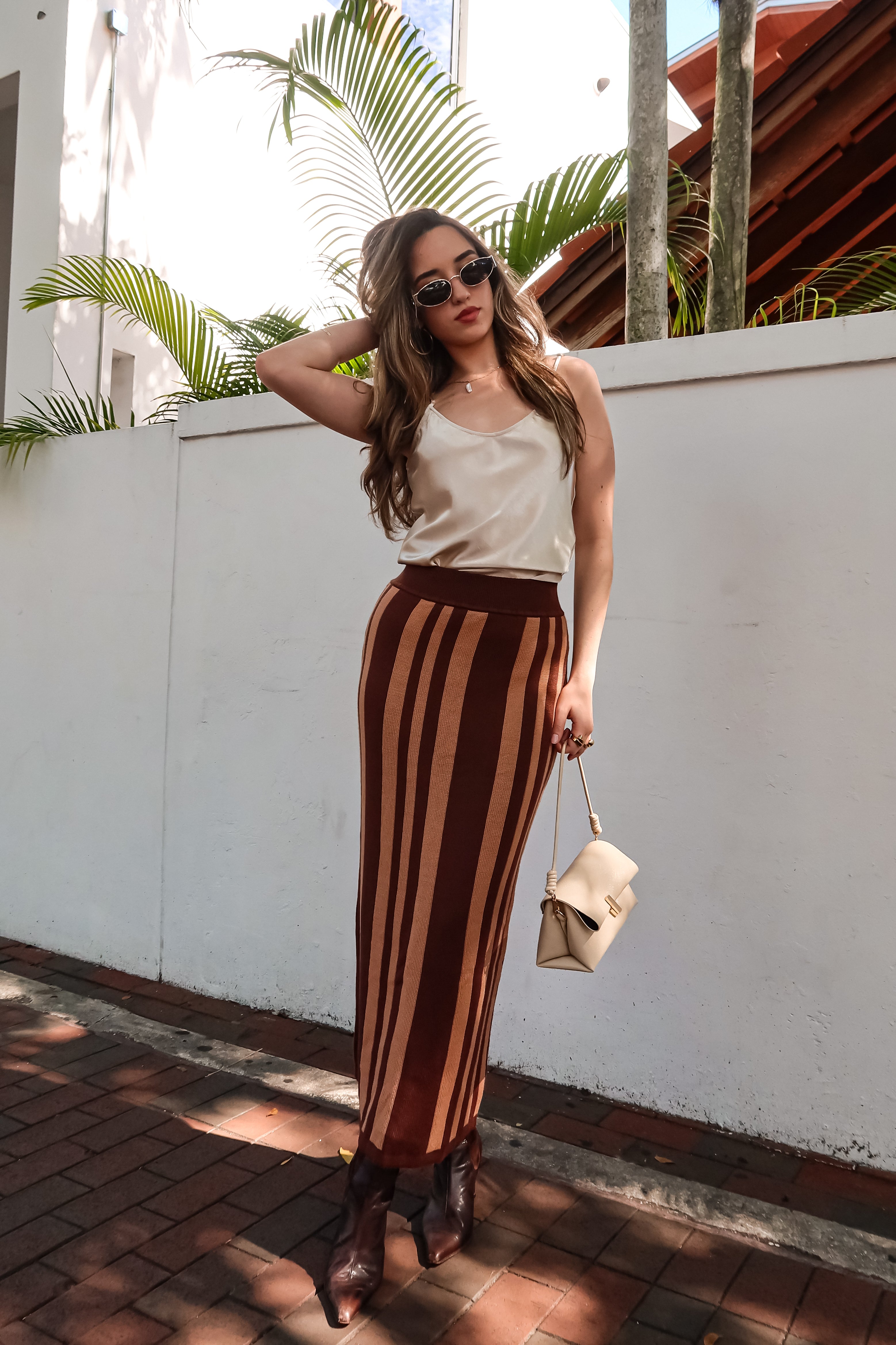 PALMA LISTRA KNIT SKIRT