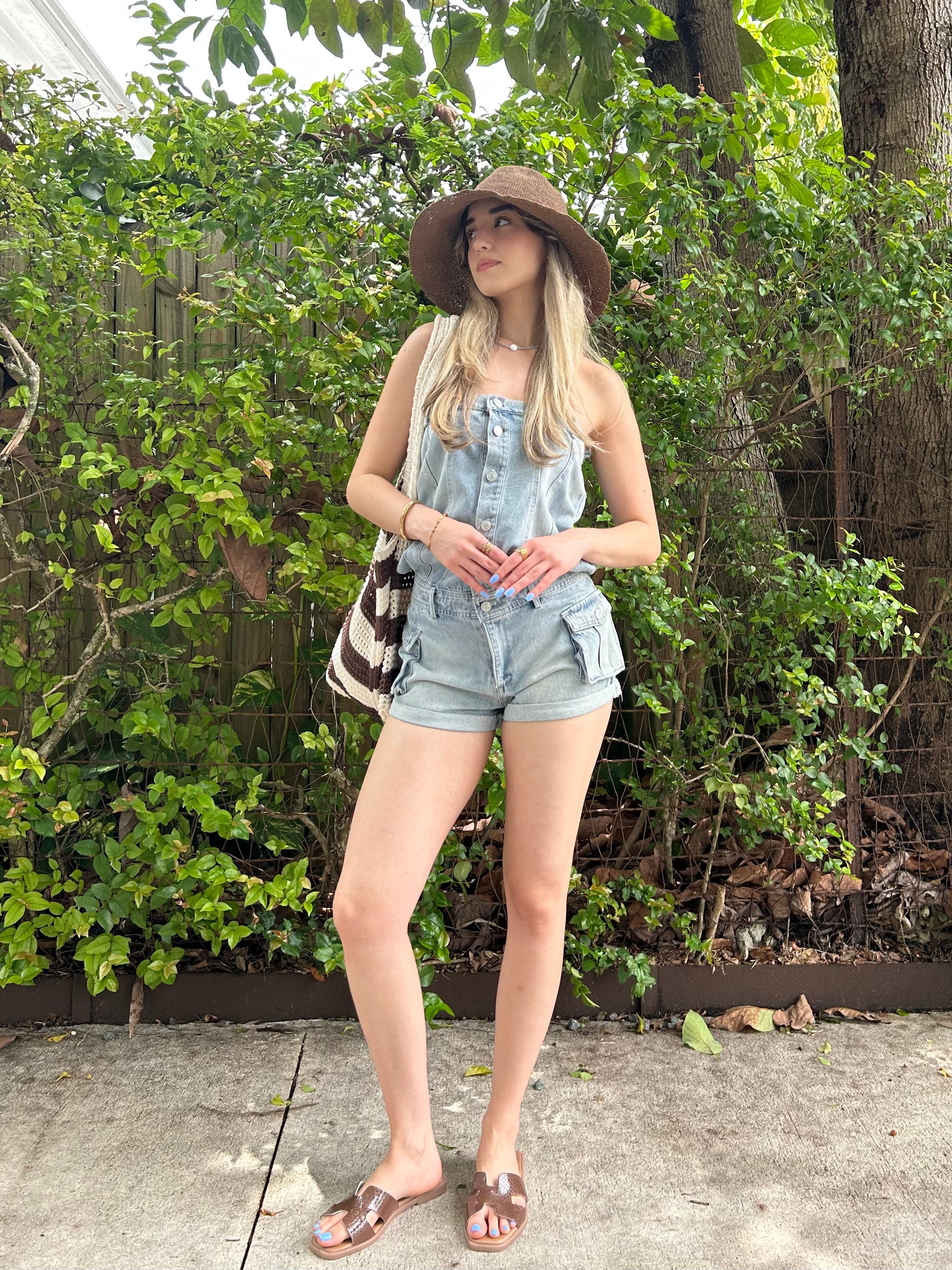 DESERT DENIM ROMPER