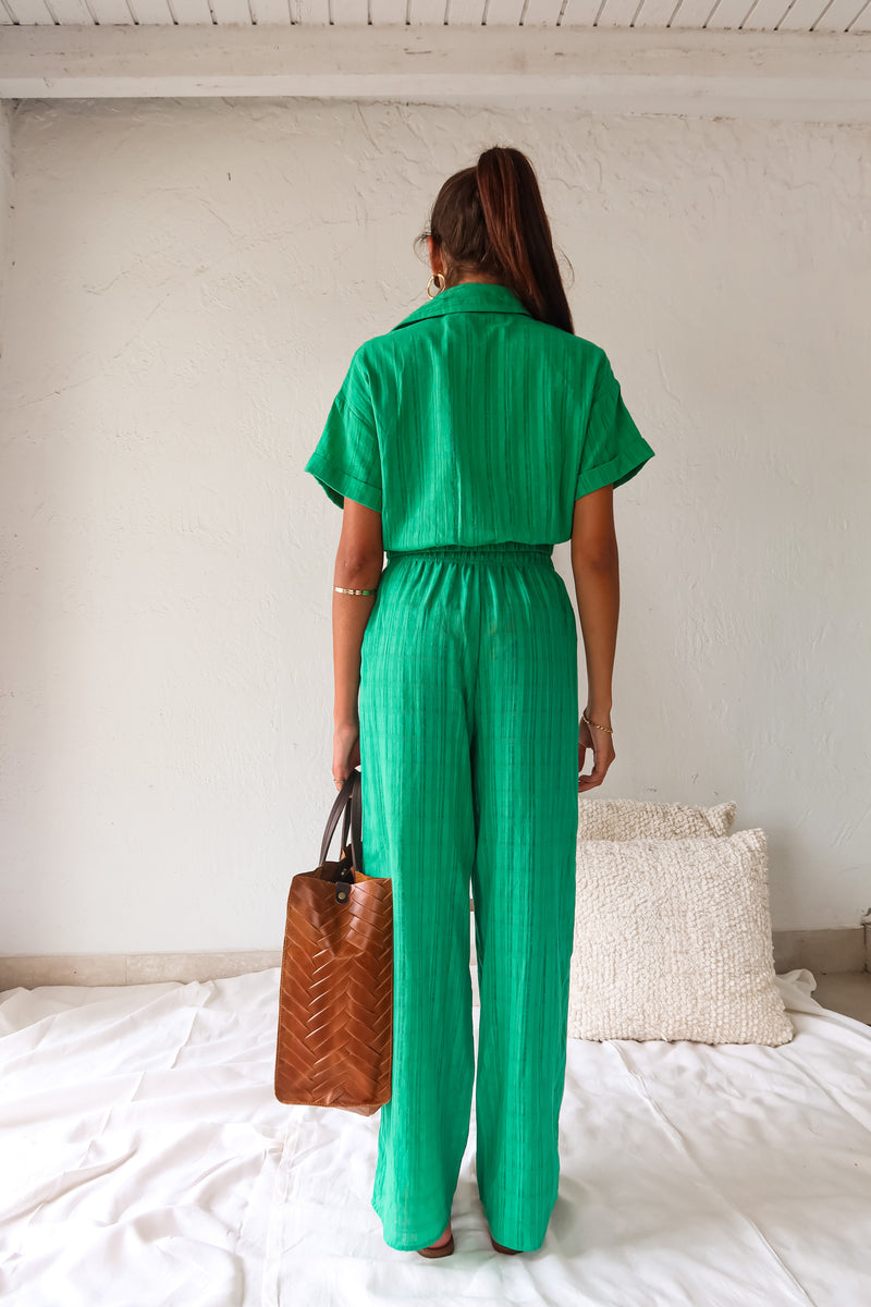 SUMMER PICNIC COTTON PANT SET