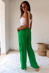 LUCKY YOU SATIN CARGO PANT