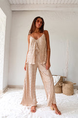 THE BREEZE PLISSE PANT SET