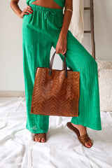 SUMMER PICNIC COTTON PANT SET