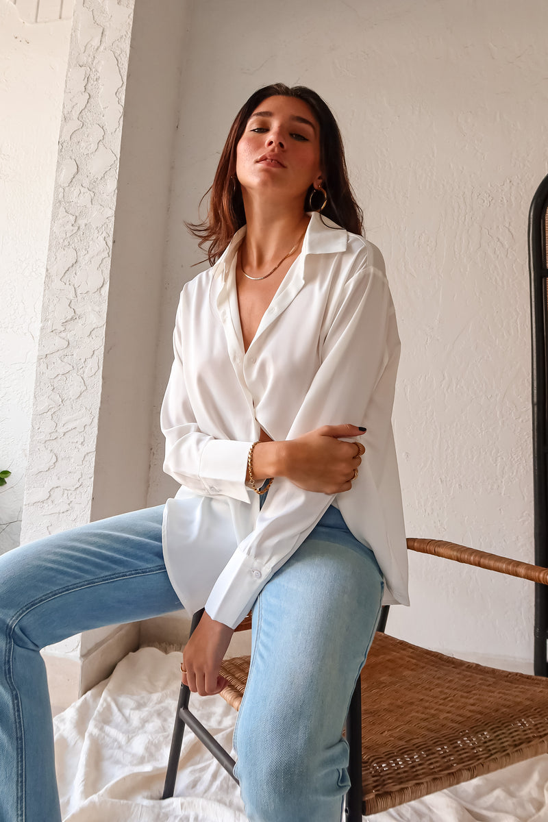 SOFT AS SILK BLOUSE
