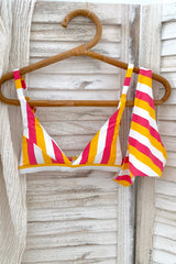 TROPICAL STRIPE BIKINI SET