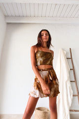 COMIN TIE DYE SKIRT SET