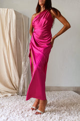 LAST DANCE SATIN MAXI DRESS