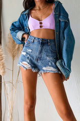 DINA DENIM SHORTS