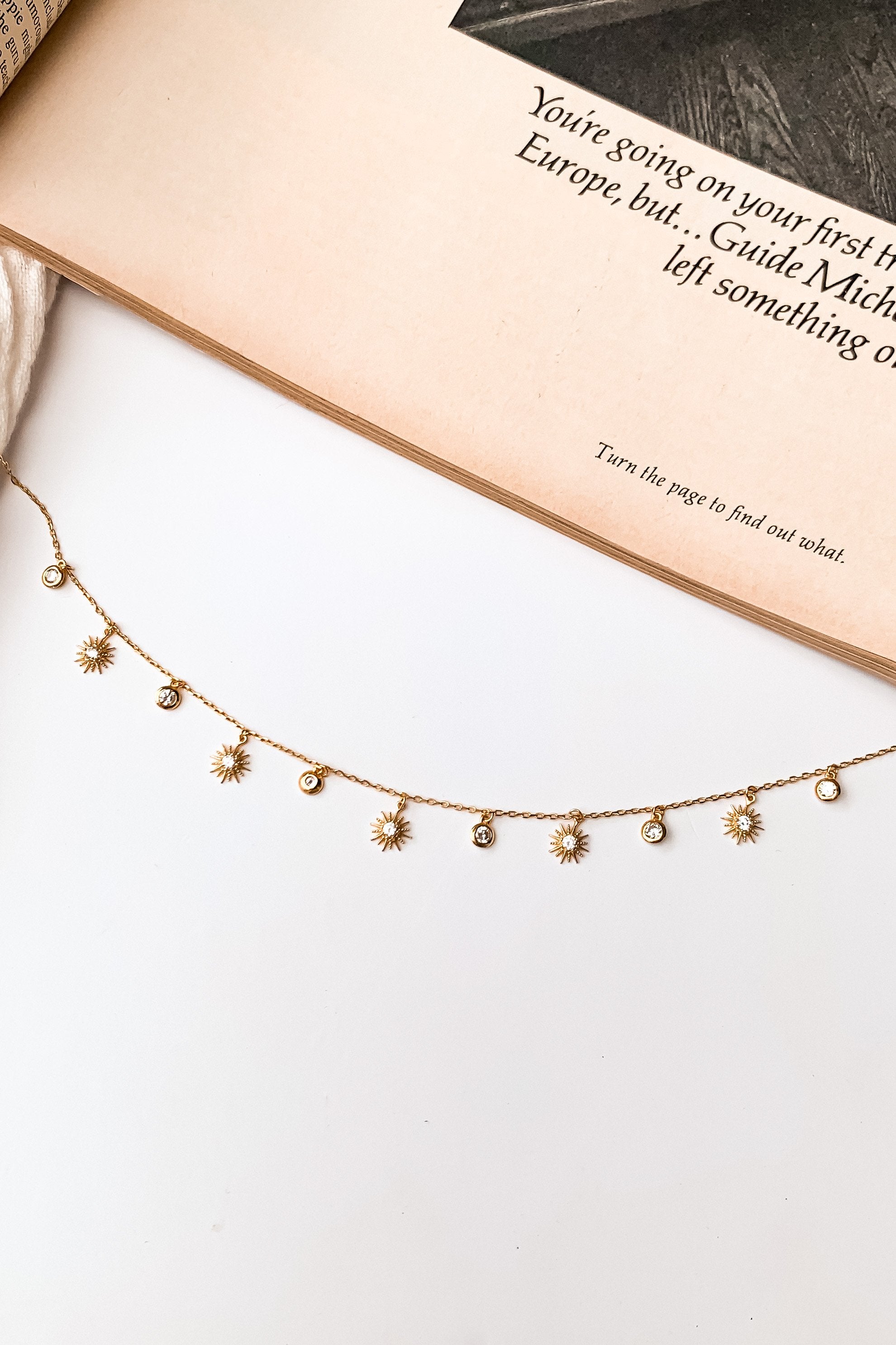 Let your style reach new heights with our OH MY STARS CHOKER! This gold plated choker features a star and moon charm, adding a touch of whimsy to any outfit. The 13 inch chain includes a 2 inch extender for a comfortable fit, and the spring ring closure ensures it stays securely in place. Gold plated over sterling silver for a luxe look.