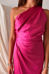 LAST DANCE SATIN MAXI DRESS