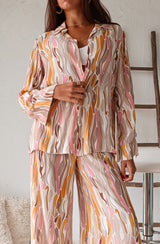 ROYAL SWIRL BLOUSE