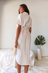PACIFIC GAUZE SHIRT DRESS