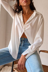 SOFT AS SILK BLOUSE