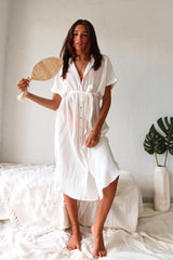 PACIFIC GAUZE SHIRT DRESS