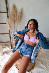 DINA DENIM SHORTS
