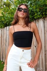KARMA CAMI TOP - BLACK