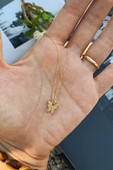 PAVE BUTTERFLY NECKLACE