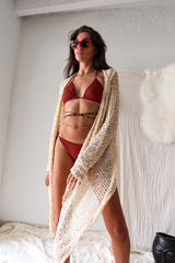 TERRACOTA L/S STRING BIKINI SET