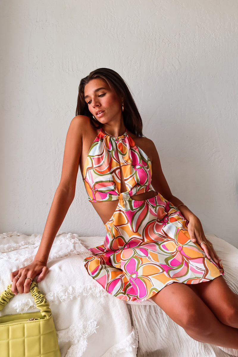 BOCA CHIFFON MINI DRESS