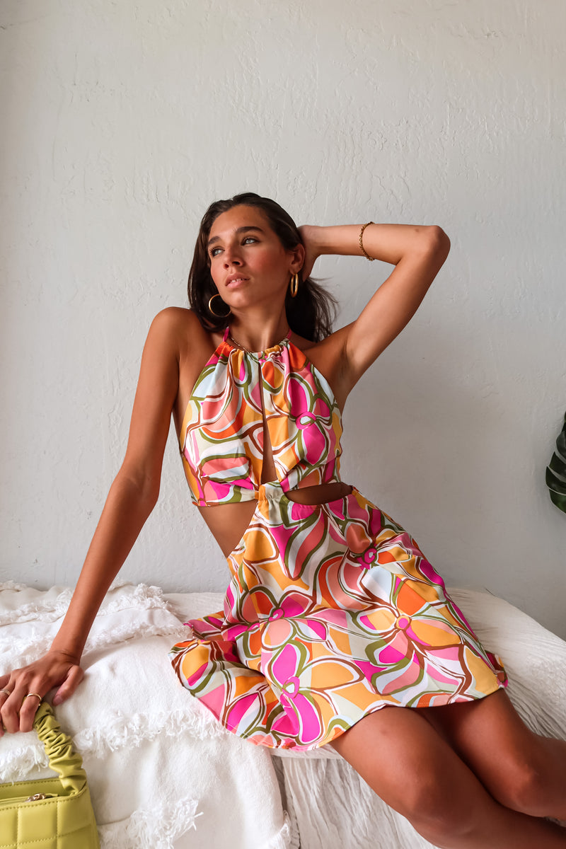 BOCA CHIFFON MINI DRESS